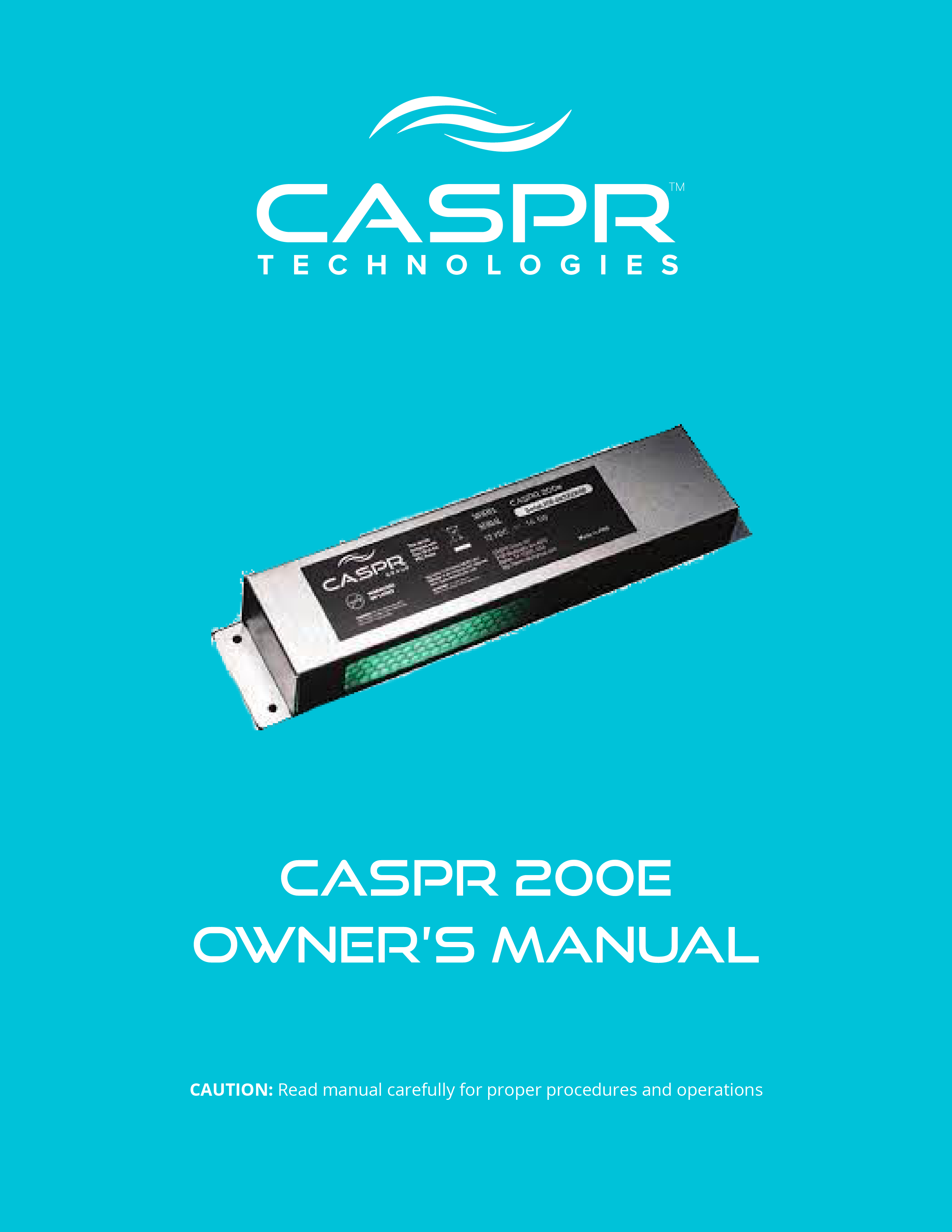 CASPR 200e Manual